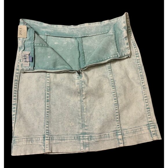 Jolt Green Lily Mini Skirt Size 3/26W - Picture 3 of 5